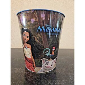 AMC Disney Moana 2 Popcorn Bucket 130oz Golden Link Exclusive Pua Hei Hei Maui